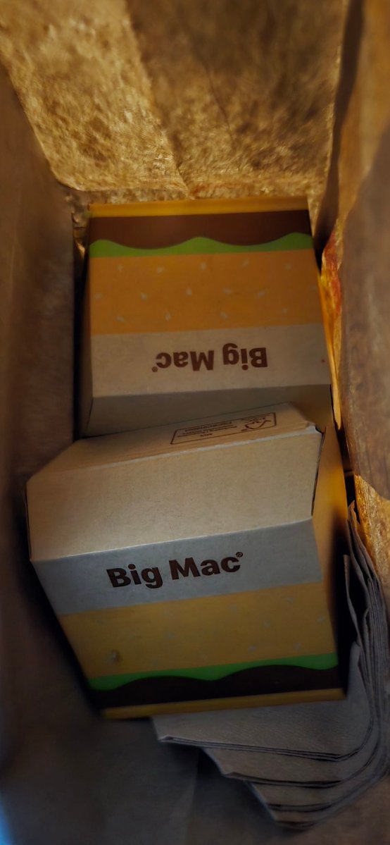 Shout out to <a href="/theburntpeanut/">theburntpeanut</a>. All that #BigMac talk, I had to go get TWO MY BOY!