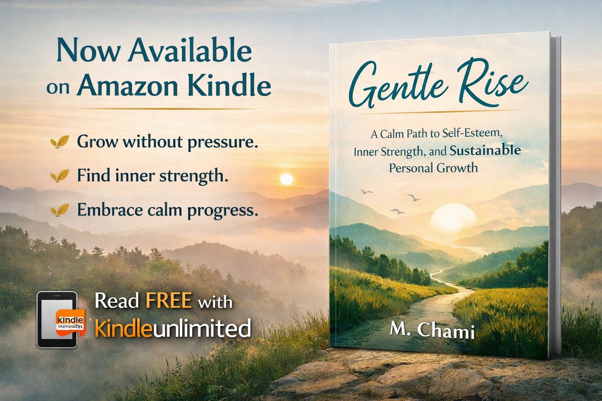 Gentle Rise is now live on Amazon Kindle.

A calm approach to personal growth — without pressure.

Link in description. View on Amazon
ASIN: B0G9YMTK7P