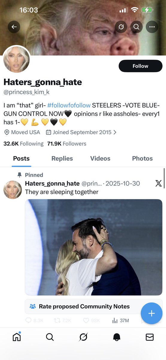 PAWS1981's tweet image. Finally this stupid hoe blocked me