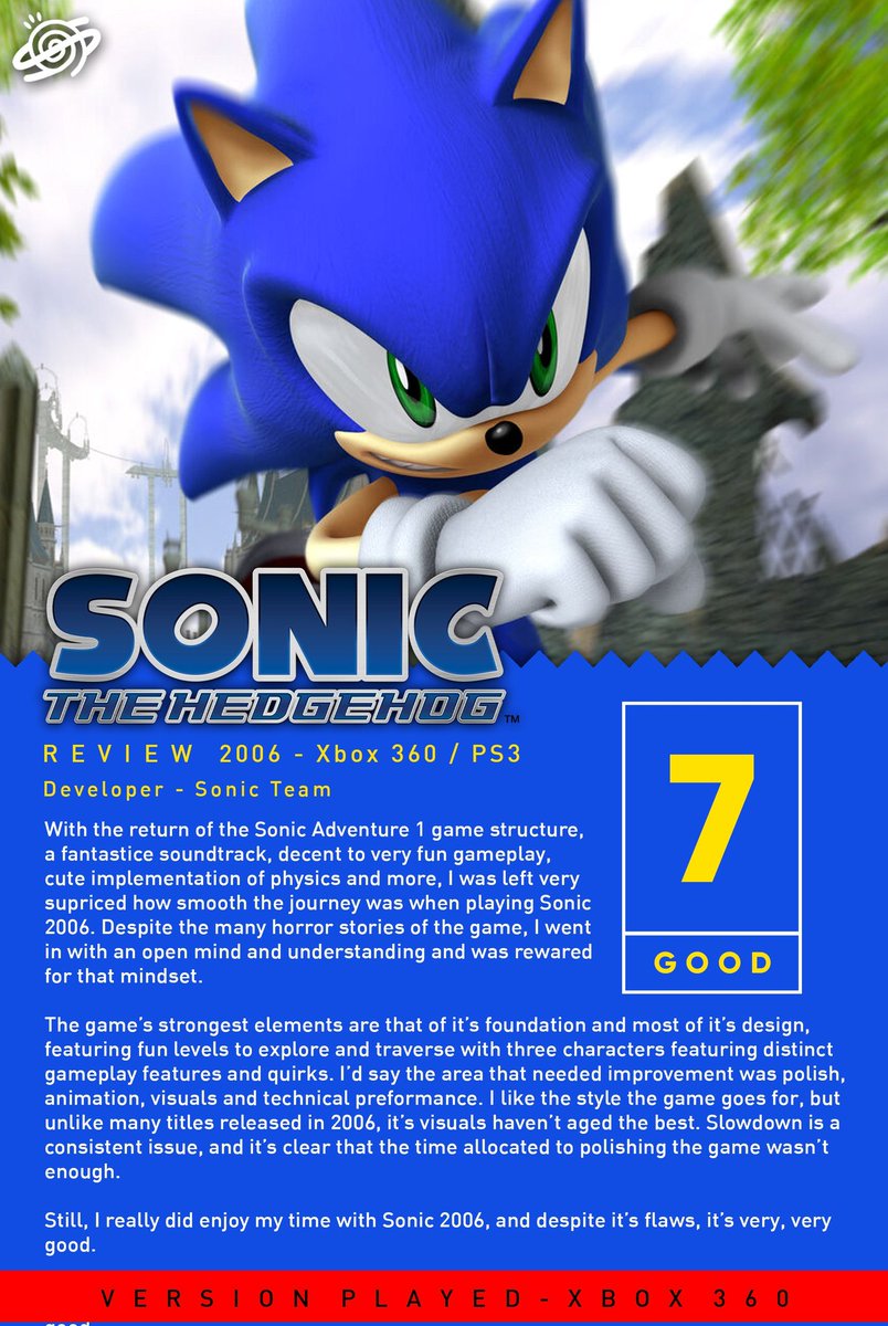 10月18まで発送ソニック400、ネオアース300、op黄250、赤玉50 Happy 19th Anniversary, Sonic The Hedgehog (2006)! Here's what my