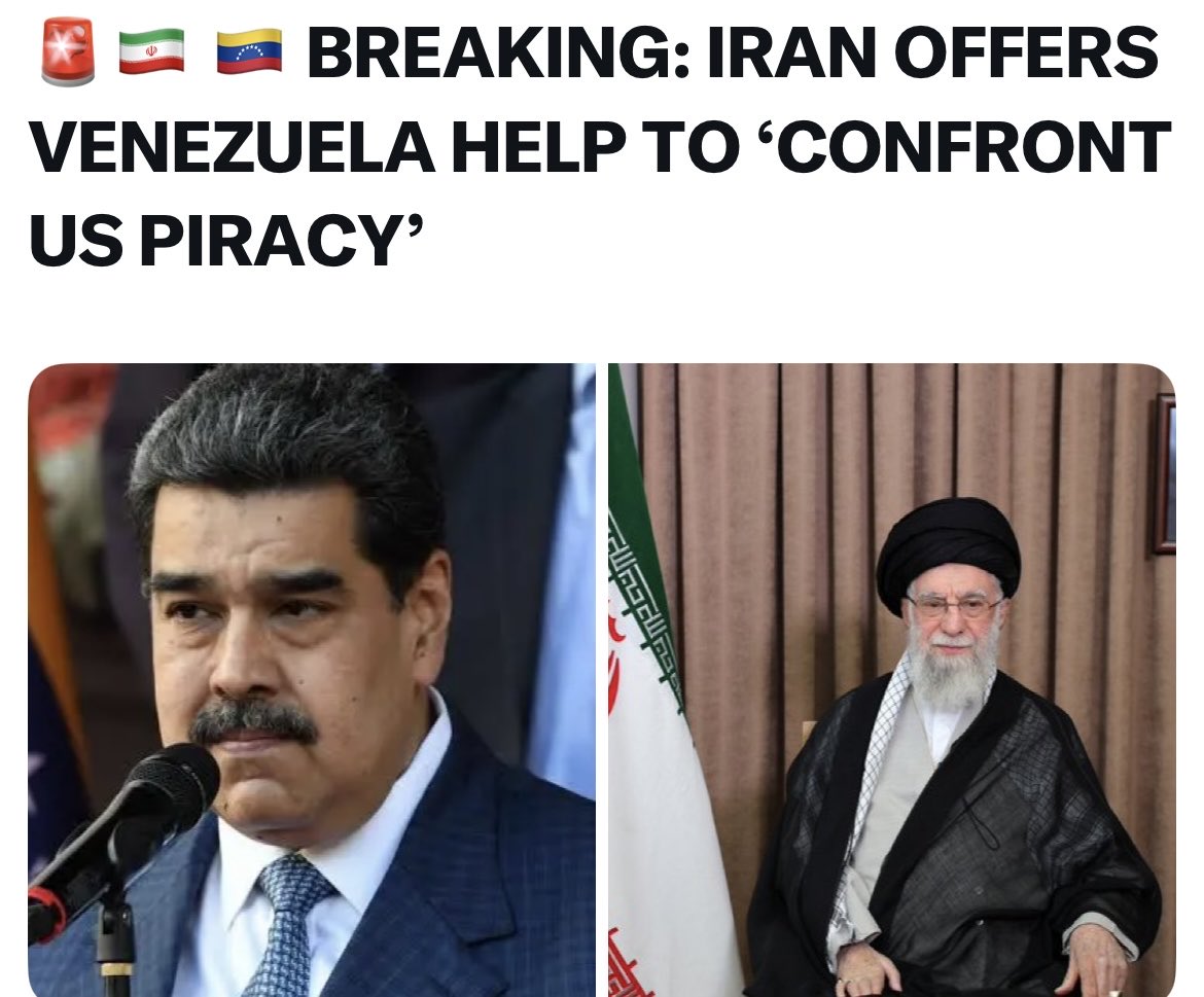 JosetteCaruso_'s tweet image. Iran has offered to cooperate with Venezuela "in all areas" to counter what they both describe as "acts of piracy" and "international terrorism" by the United States, following the U.S. seizure of sanctioned oil tankers off the Venezuelan coast. 

Details of the Cooperation…