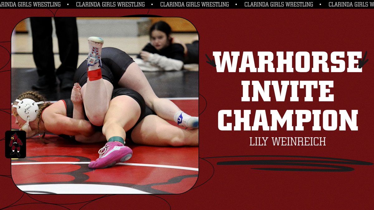 Congrats to Lily today on her Warhorse Invite Title!

Clarinda Girls also had a great showing, finishing 3rd!