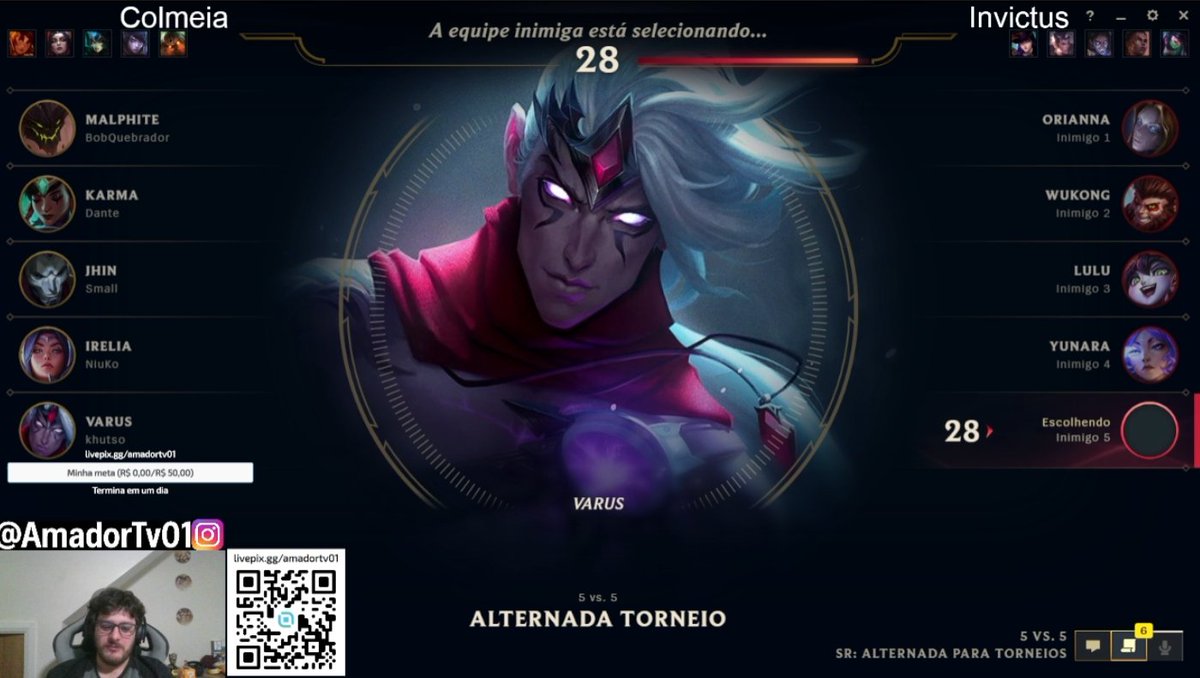 SEMI FINAL NA TELA!!
VEM TORCER PRO TIME DA SOBERBA #GOBEE!!
twitch.tv/amadortv01