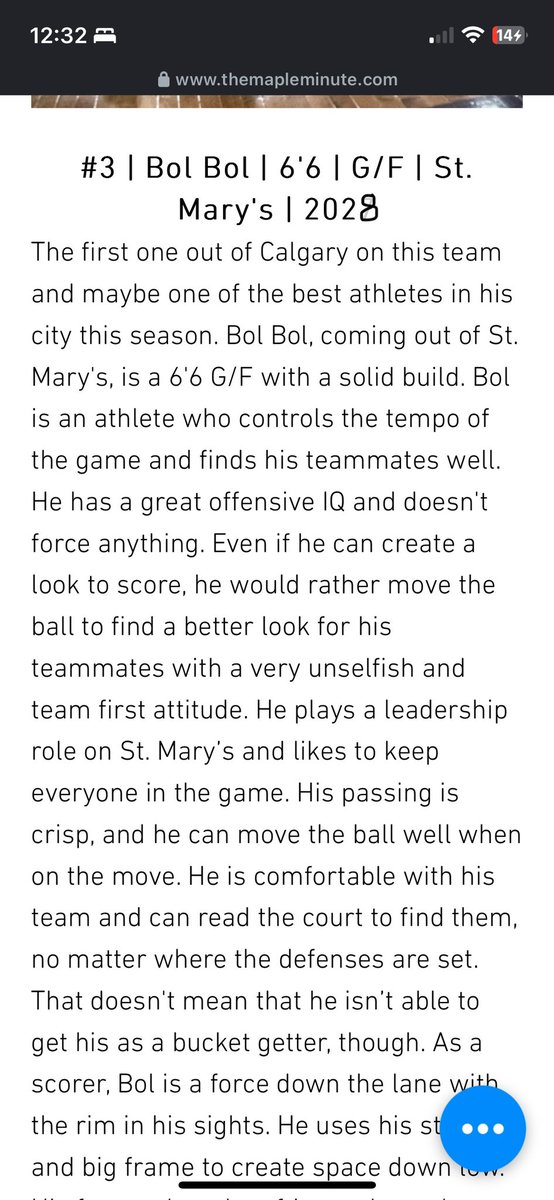 bolrunsthewrld's tweet photo. All Tournament First Team 
Thanks @HPaulichuk @themapleminute for the write up🙏 https://t.co/CCHHfy3LQG