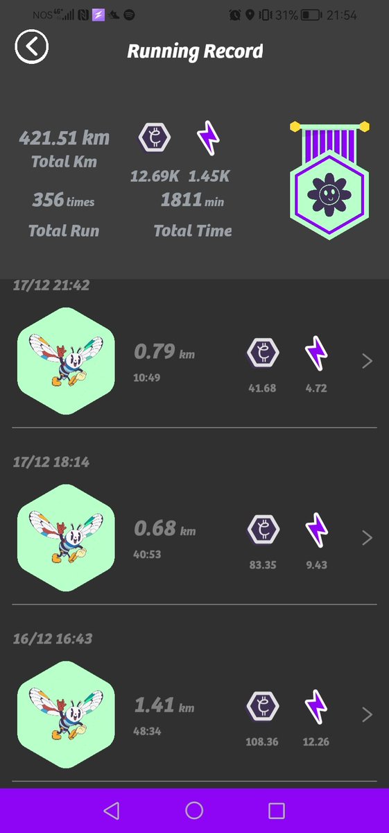 Sofnasci87's tweet image. 17th December 2025

#TheLifeBomb
14,15⚡
125,03 #CATKN = 4,38 #USDC 

#STEPN
6,4⚡
169,23 #GST = 0,36 #USDC 

#STEPNGO
6,4⚡
133,86 #GGT = 0,15 #USDC 
 
23689229 (@Stepnofficial)

(@The_Life_Bomb) 
IOS: bit.ly/47HKHoG
Android: bit.ly/4hzDf2n
DM me to + 🎁