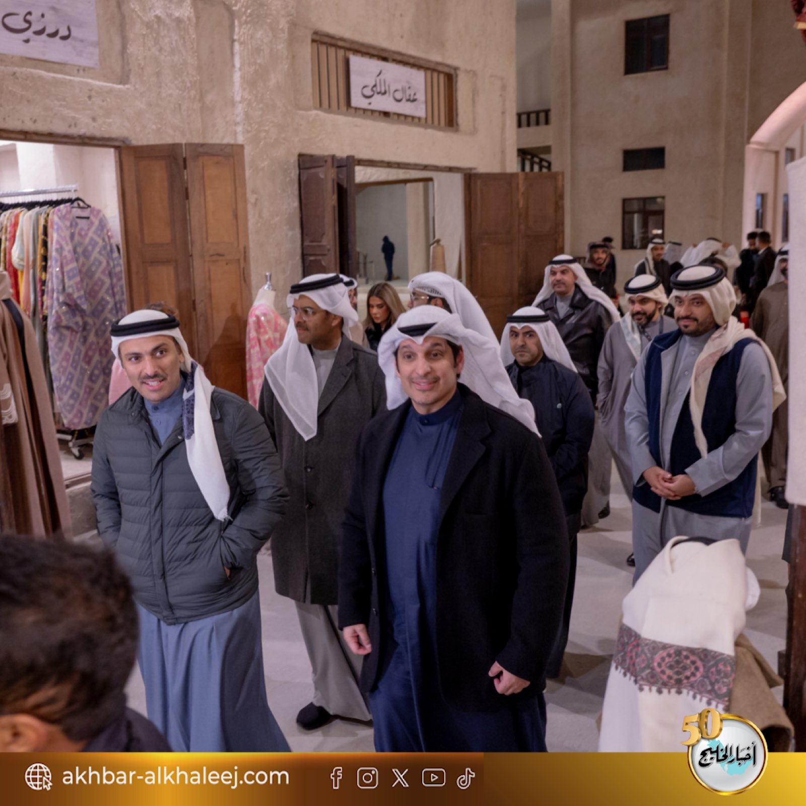 وزير الإعلام والثقافة بدولة الكويت الشقيقة يزور القرية التراثية #البحرين 