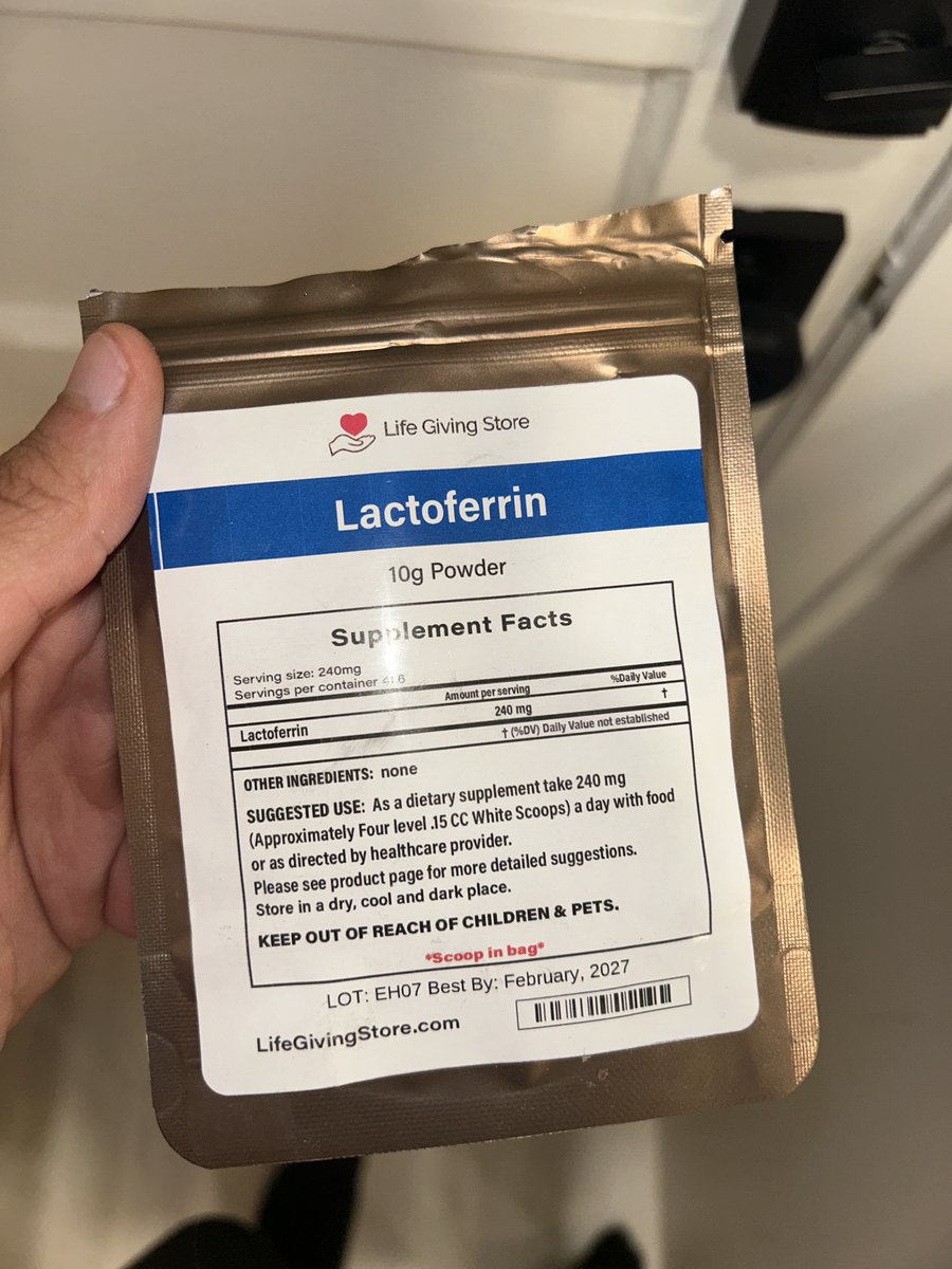Outdoctrination's tweet image. LACTOFERRIN: A “miracle” supplement for your gut.

Heals leaky gut, powerfully reduces virtually all gut symptoms, and even has anti-cancer properties.

Here's why it might just be the answer to your digestive symptoms and immune dysfunction (&amp;amp; how to use it yourself):
