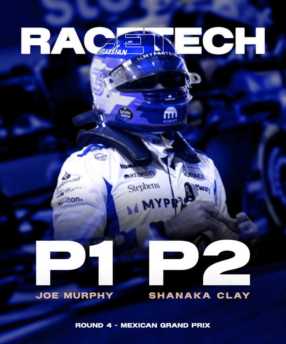 🔹𝗥𝗔𝗖𝗘 𝗥𝗘𝗦𝗨𝗟𝗧 | <a href="/RaceTechSim/">RaceTech</a> 

Last weeks partnership continues to strive. 

🔹Joe Murphy wins his first race in RaceTech 👑

🔹Shanaka Clay makes a comeback drive from 12th to make it a 1-2 finish 👥