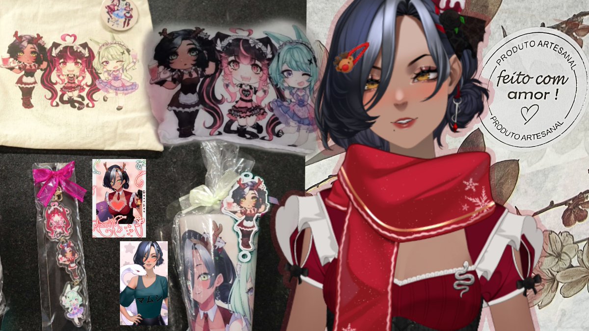 NineMushiVT's tweet photo. ✨ HOJE AS 21h09 HANDCAM unboxing dos produtos @SankyoProject ❣️
#sankyoproject #vtuber #vtuberbr https://t.co/RJfHd9zJWl