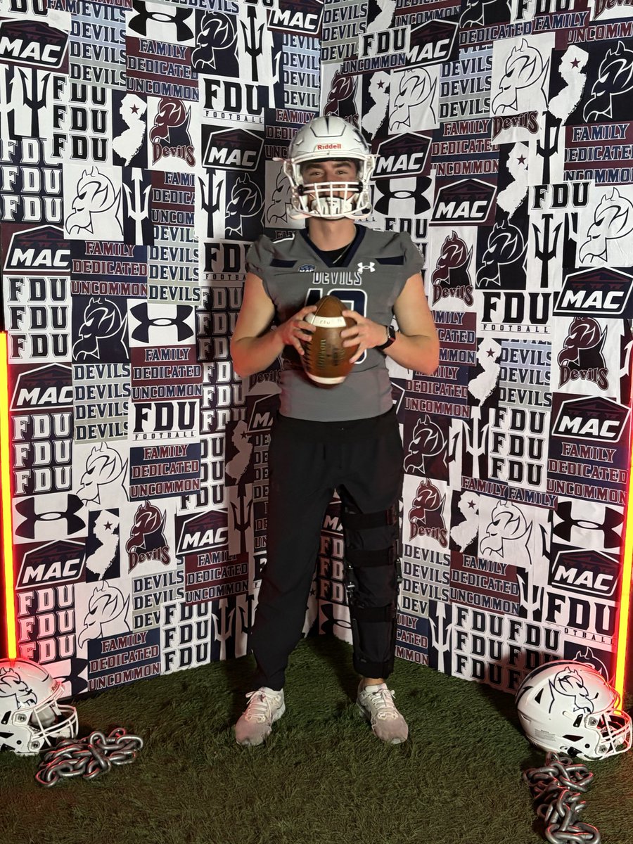 NickRamaci's tweet photo. Had a great time at @FDUFootball on my official visit yesterday! Thank you @CoachMaginnis for having me! https://t.co/zgFcLXg6YI
