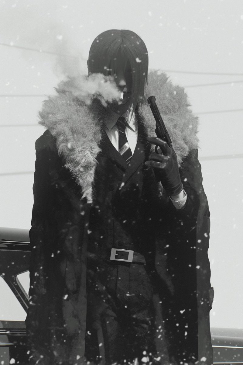 おはよーございます！
本日もよろしくお願いします🚬
#AIart