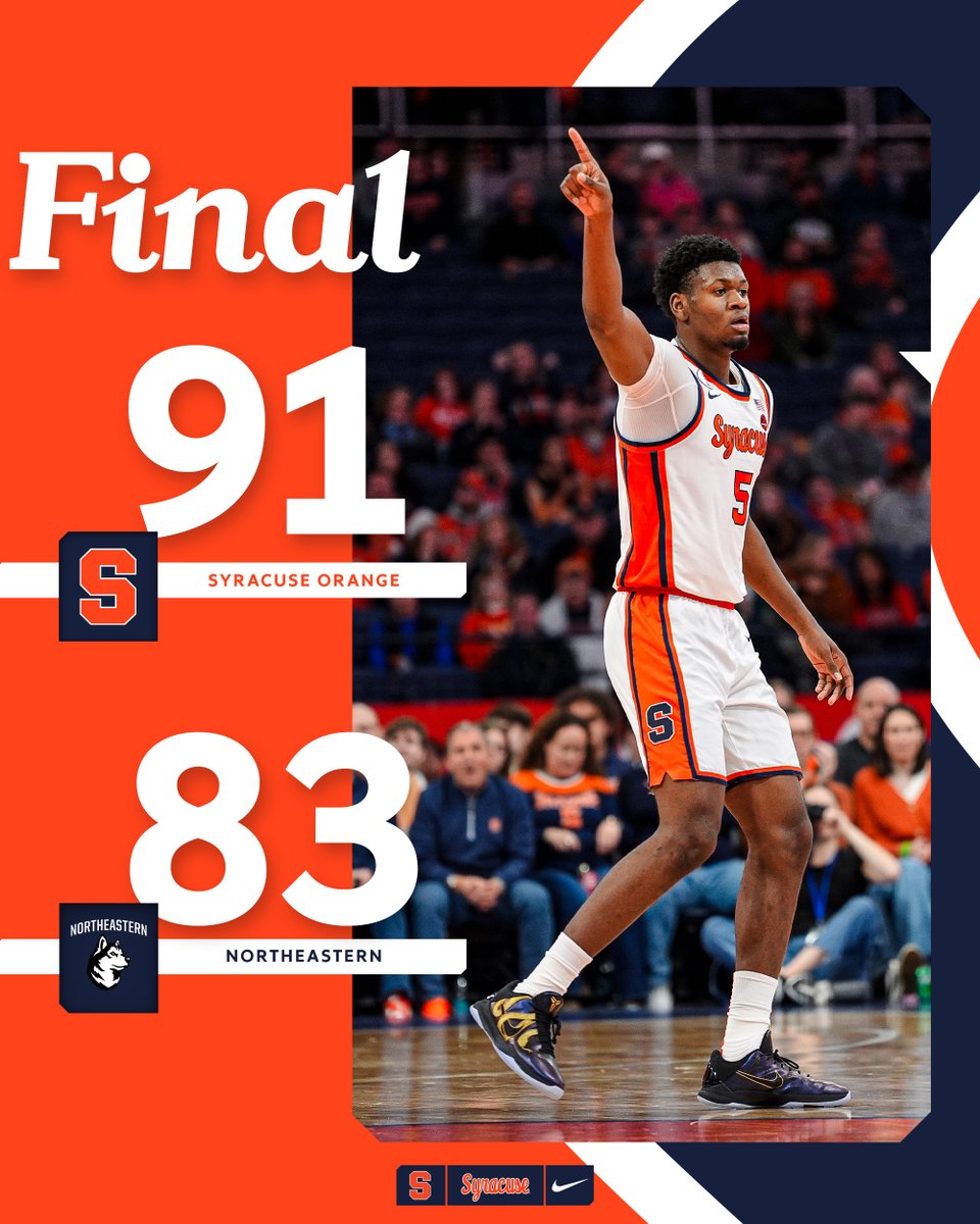 Dome dub 🍊

We close non-conference play on Monday night vs. Stonehill