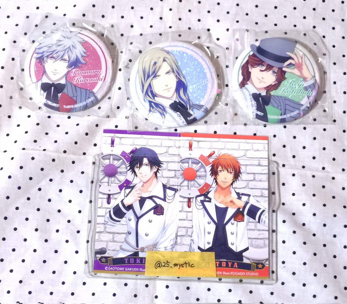 うたプリ 缶バッジ タブナイ タブキス カルナイ ガチャ 【譲】嶺二B