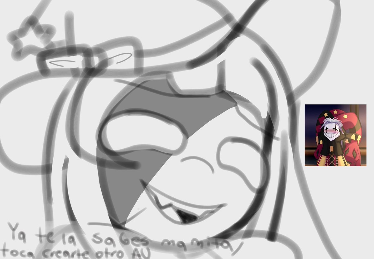 Dear_love2009's tweet photo. Lol, JSJSKA 

Cada vez que obtengo un nuevo crush ficticio suelo crearle un AU nuevo a Dhabil para emparejarlo con ese personaje, lo hice con Kanae, Hades de ROR y ahora con Pierrot jshs, Dhabil neta ocupa un descanso la pobre JSJS https://t.co/X7V6M6QZ95