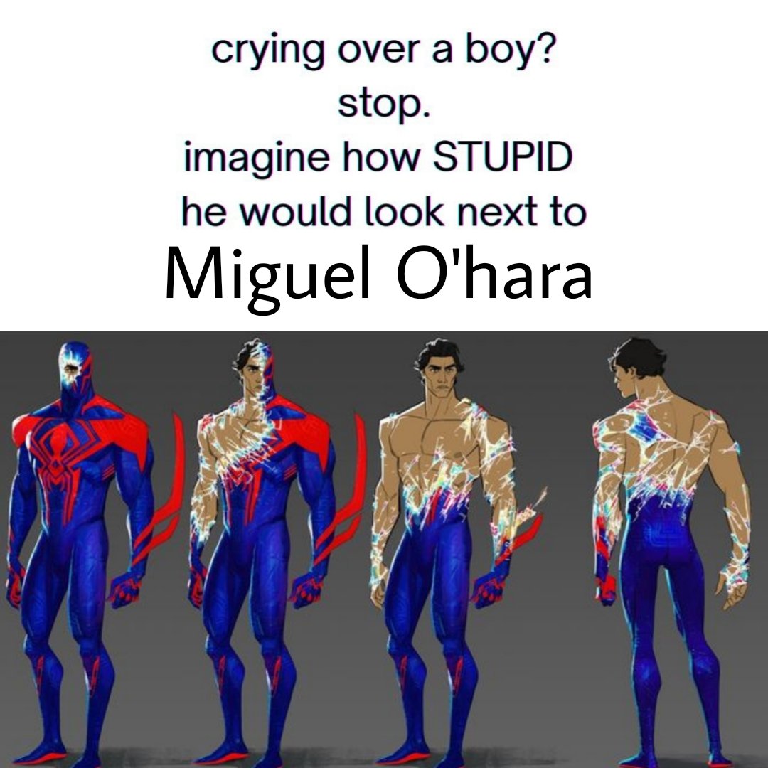 tystarkiplier's tweet image. #MiguelOHara #Spiderman2099 #spiderman2099memes
