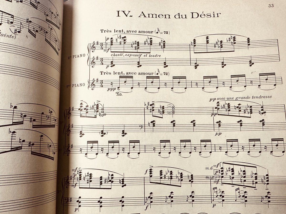 Messiaen - Visions de l'Amen 第1ピアノ 高橋悠治 第2ピアノ ピーター