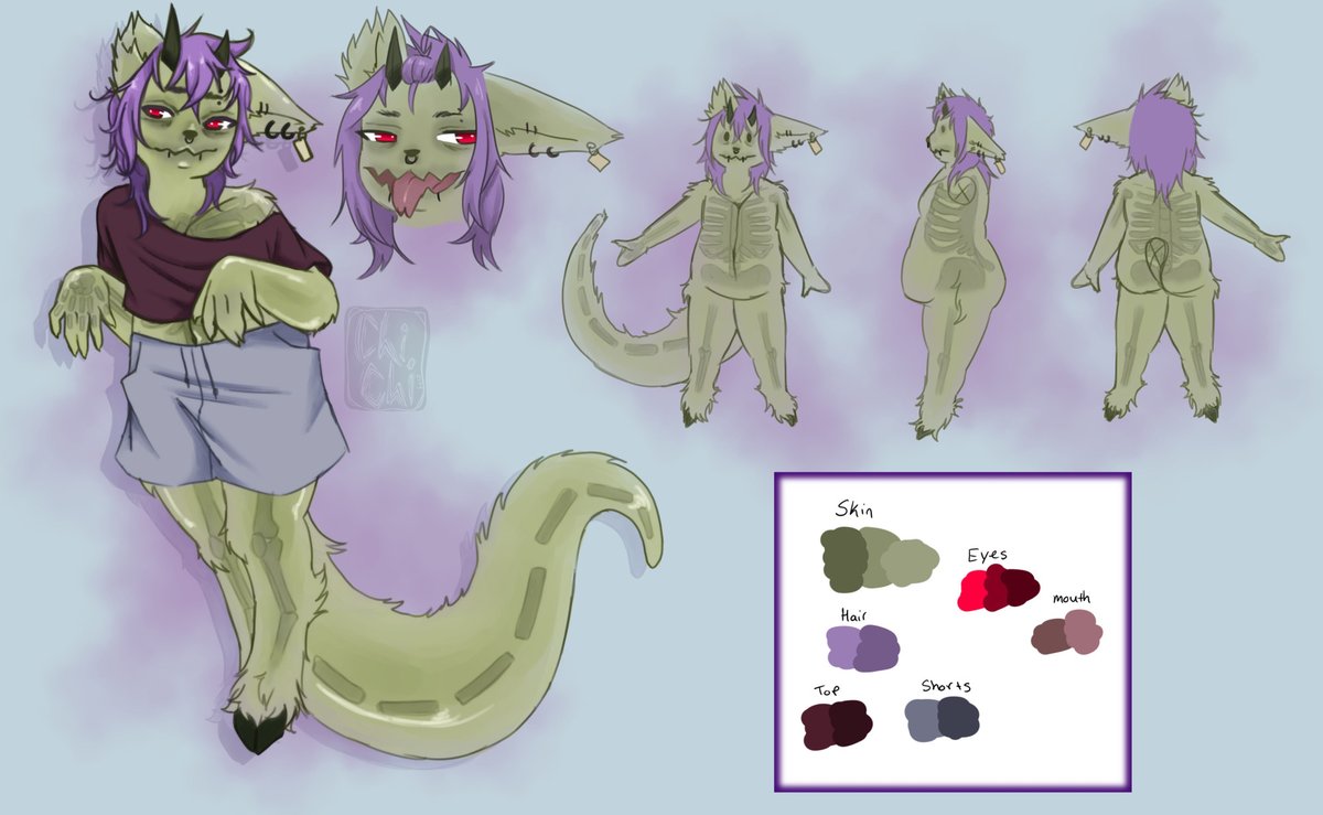Chichiberz's tweet photo. made an update to my fursona #art #furry #fursona #artwork https://t.co/8ijF8jKiAH