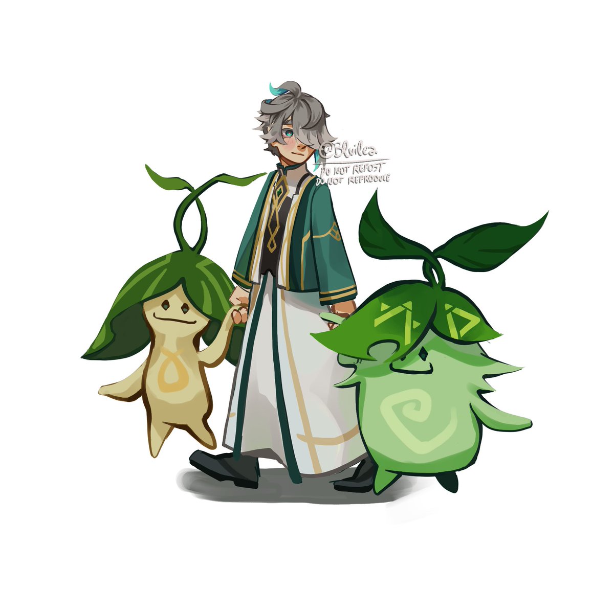 Imaginary friends 🤏🌱

#GenshinImpact #Alhaitham #aranaras