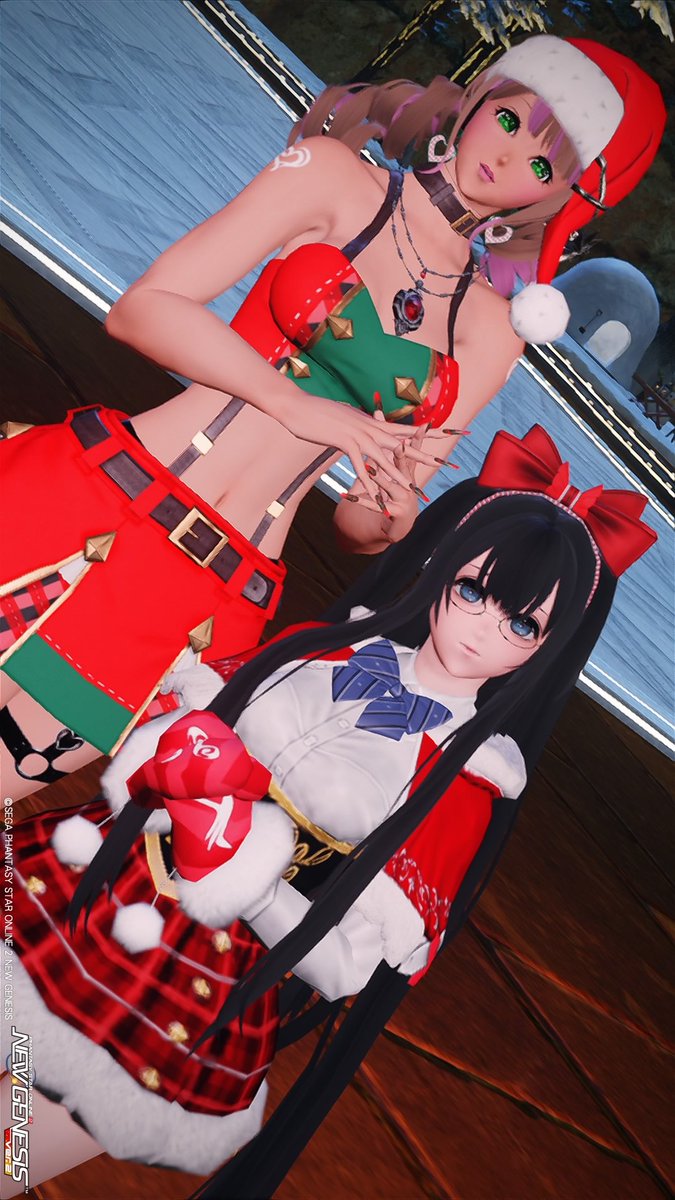 hikarunn12091's tweet photo. 12月21日㈰…おはようございます♪︎…その2

 #2025クリスマス集会 の様子を…
ペアSS…😁
 
#NGS無加工SS
#PSO2NGS https://t.co/8CdVSm1aFp