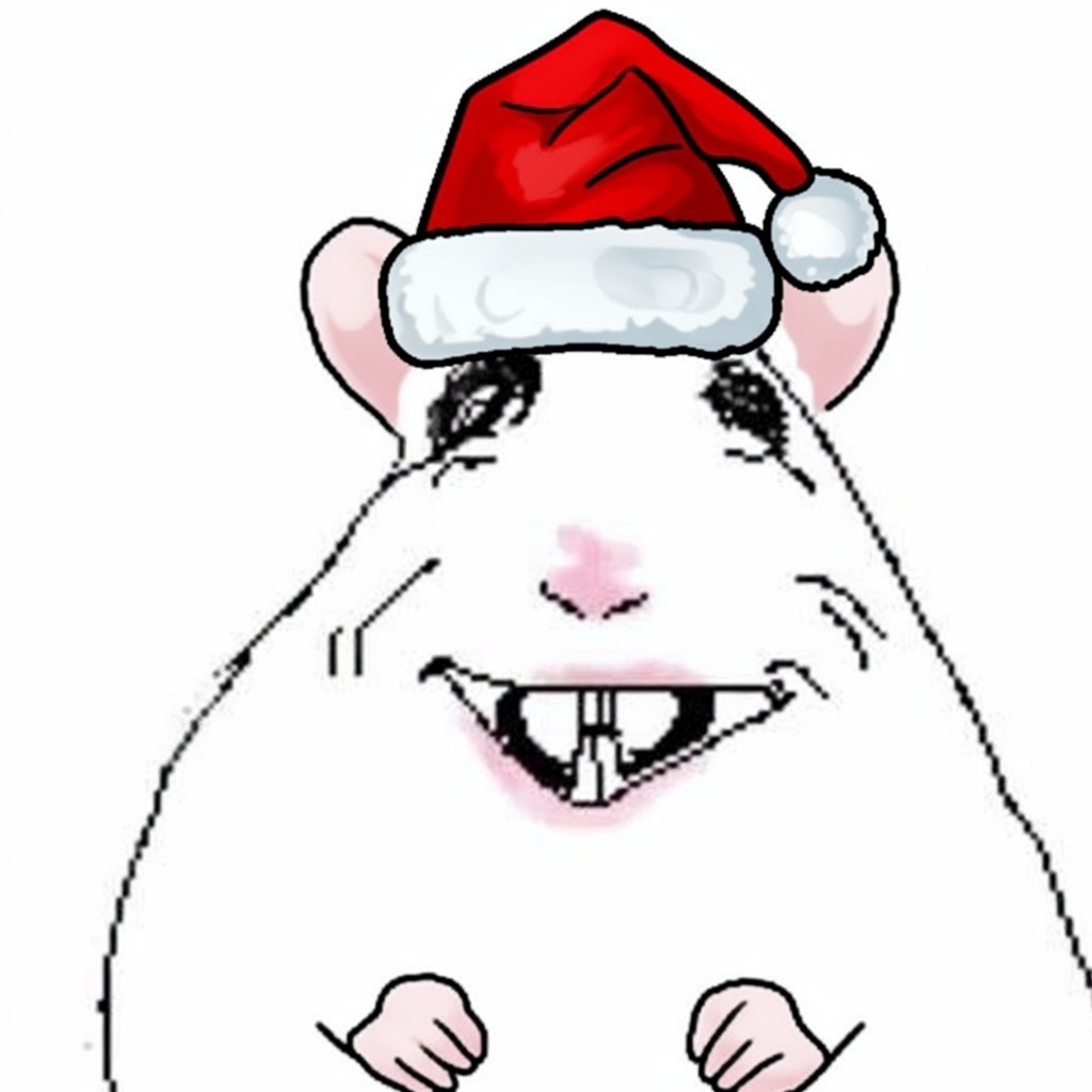 LumenForgeDev's tweet image. I just found the perfect XMAS runner, 

his cute hamster , called christmas hampster , is getting viral on X for his amazing santa cosplay. 

With over millons of  views in the last hours it's will soon grow to several millions. He already had an other post making 3M view this…