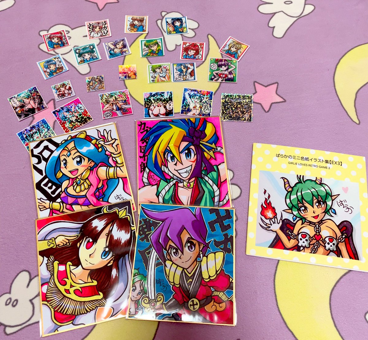 バラ売り可！　色紙 ◤CLAMP展 商品情報◢ □ミニ色紙 大阪会場で展示予定の色紙の複製ミニ