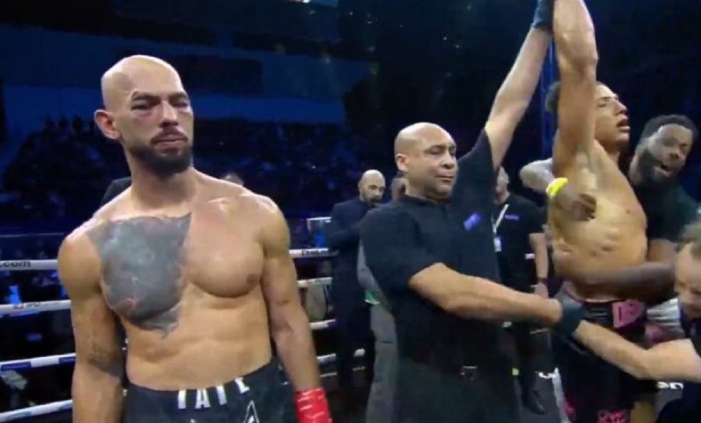 Chase DeMoor just defeated Andrew Tate by majority decision to claim the Misfits Boxing heavyweight title.