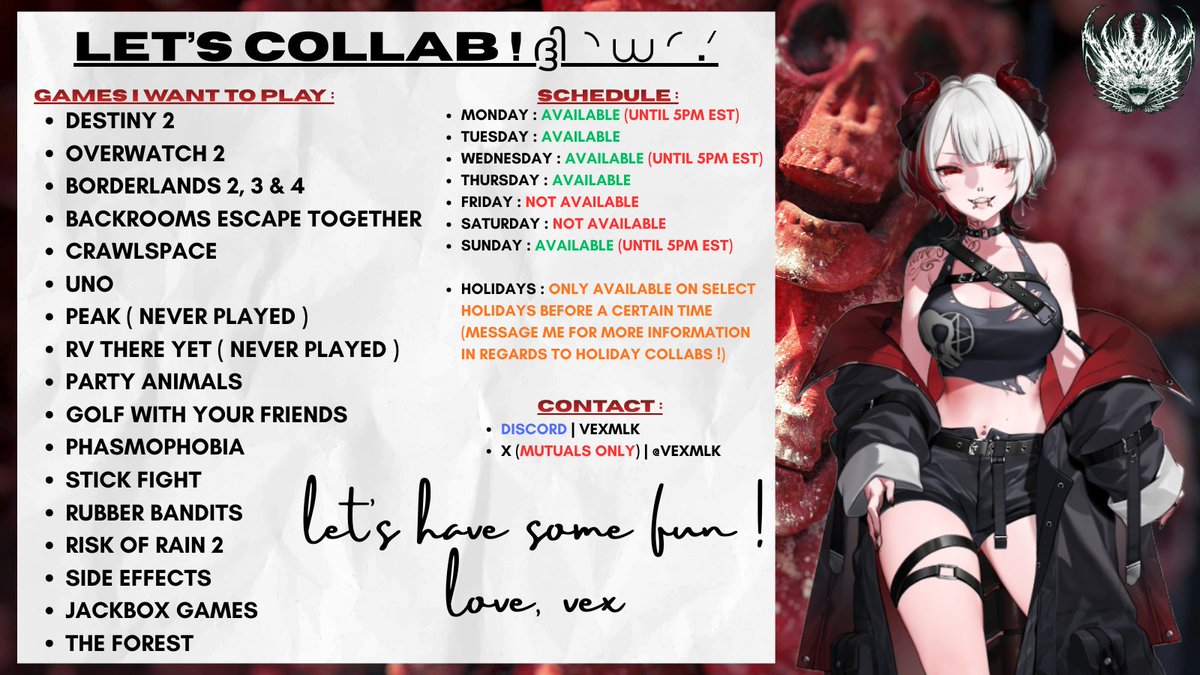 「 VEX | VTUBER | 🩸🛸 」 tweet media