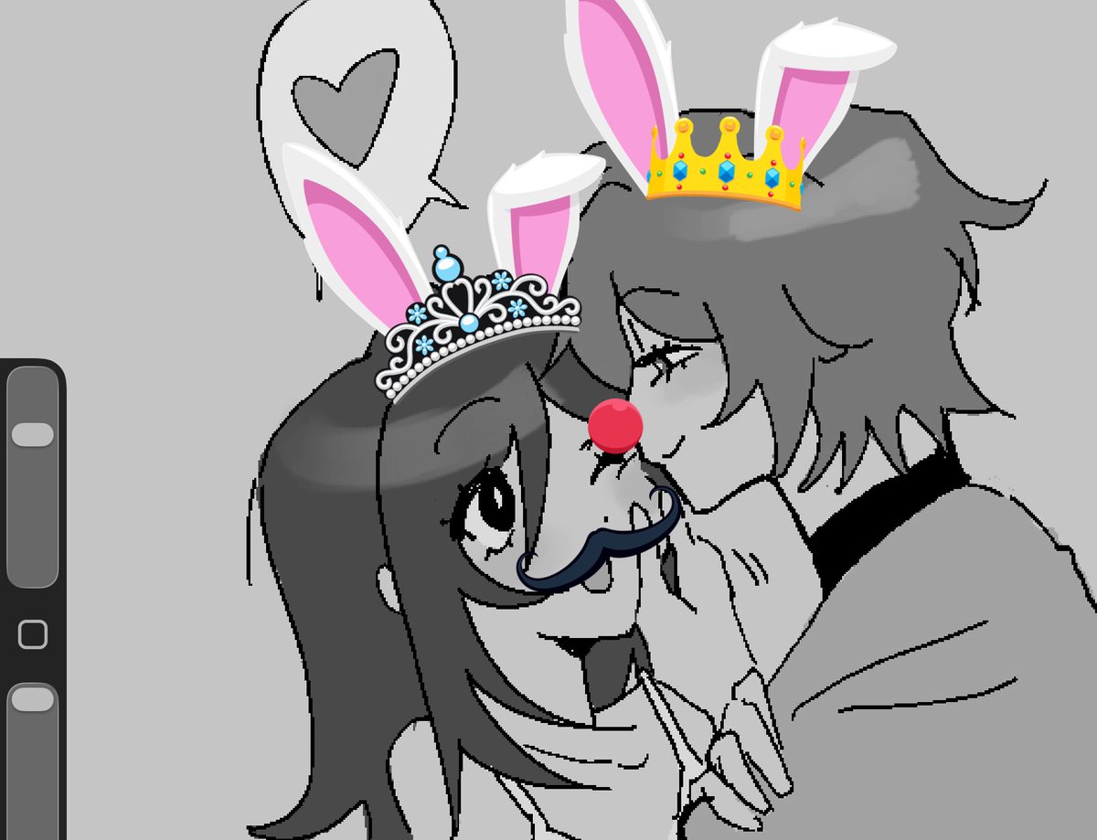 sigmavore69's tweet image. i like lunikki Please dont do anything weird You two..i an so Fuxjing scared..