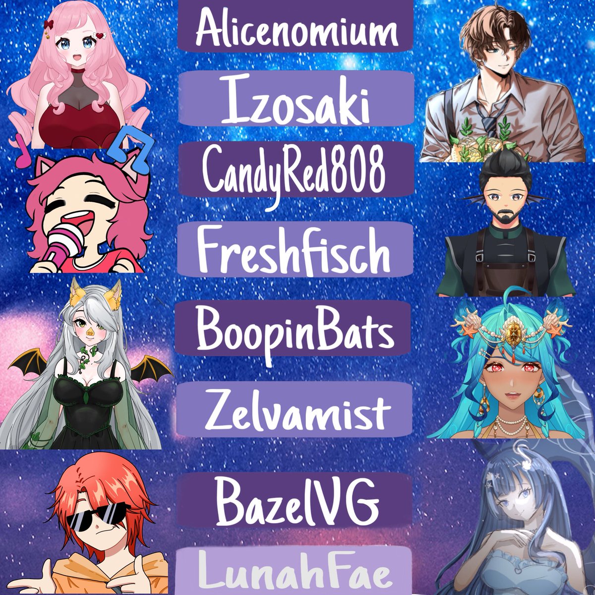 LunahFae's tweet photo. I bet you couldn’t have guessed this last person! 

It’s me I’m gonna be in my 3d concert on December 22nd 6pm cst 

Be there or be square cause you wouldn’t be around 🐬⭕️

#vtuber #music https://t.co/7ubKSqny8y
