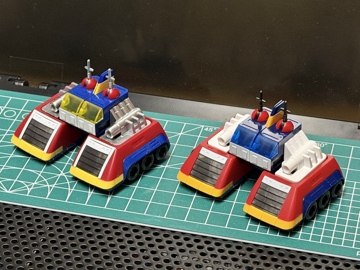 SMPボルテスV 一般品、制作開始。 まずはボルトランダーから。 2024年