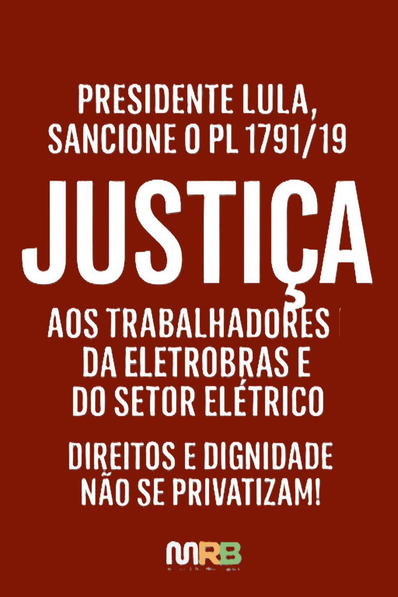 Ajude compartilhando ou postando !

Lula, sancione o PL 1791!
#PL1791