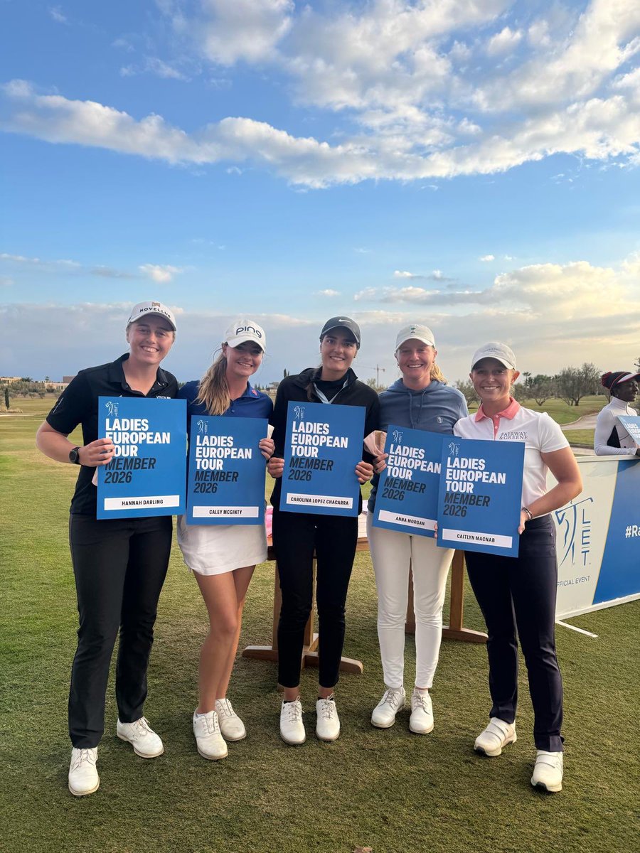 𝙁𝙞𝙫𝙚 of our #ANNIKADevelopmentProgram Ambassadors secured their <a href="/LETgolf/">Ladies European Tour</a> Tour cards ‼️

Congratulations ladies, we are so proud of you!