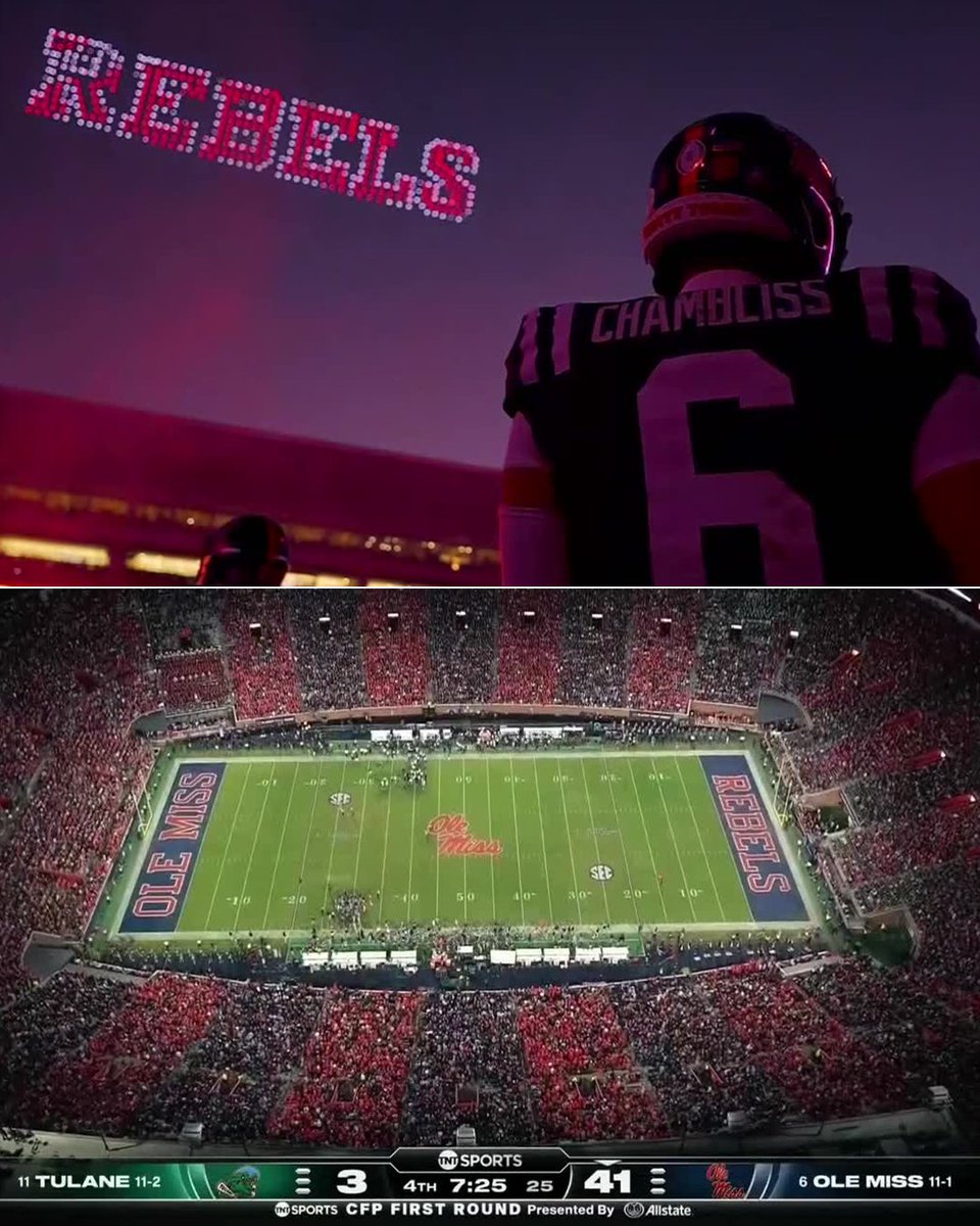 THIS ATMOSPHERE 🤩 

<a href="/OleMissFB/">Ole Miss Football</a>