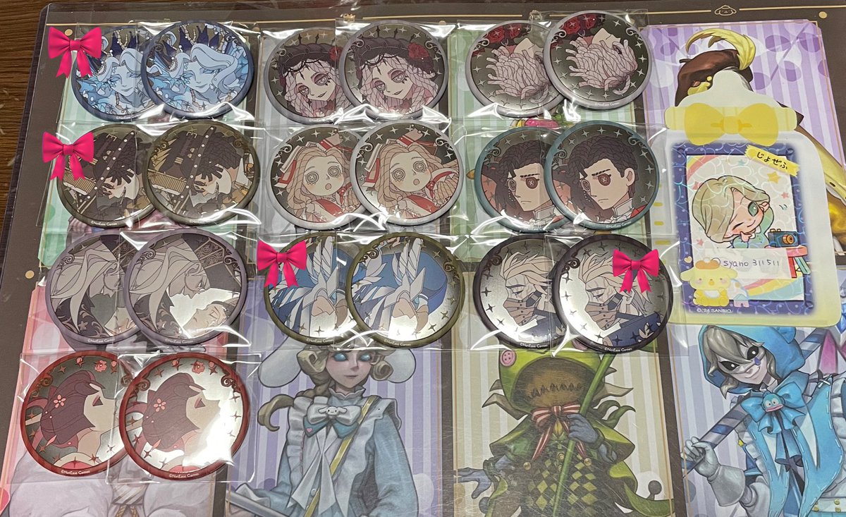 第五人格 アートコレクション アトコレ 缶バッジ 納棺師 12点 交換】IdentityⅤ 第五人格 アートコレクション アトコレ vol.2 譲