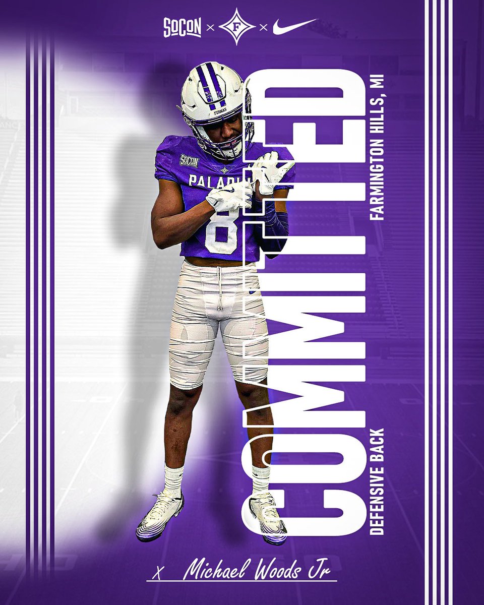 mikewoodsjr20's tweet image. Committed! All glory to God! @PaladinFootball @ToughOn  @Coach_DVaughn @FUCoachHendrix  #FurmanFootball