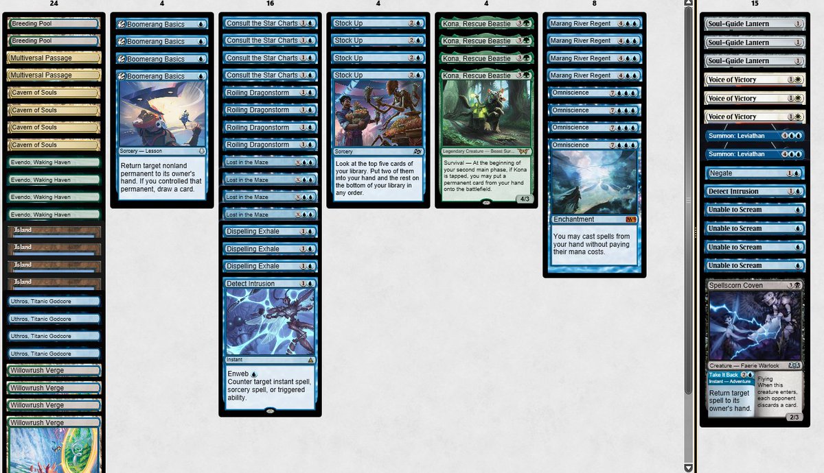 OafMcNamara's tweet image. Simic Kona Omni deck guide now available over on Metafy---&amp;gt;

If you want to beat up on the Izzet decks, Kona Omni is a great choice 

Deck tech, sb guide, &amp;amp; matchup descriptions updated for upcoming Spotlight Series events Atlanta/Lyon