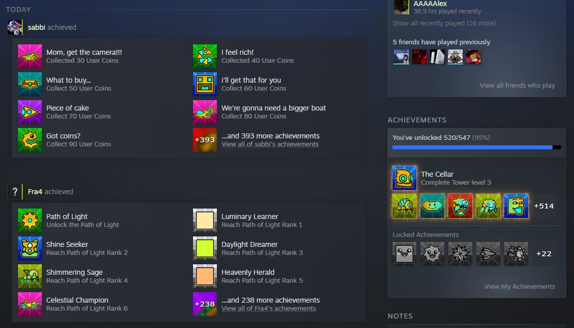 slendygdd's tweet photo. rob just added a gazillion achievements on steam https://t.co/TcJde877aa