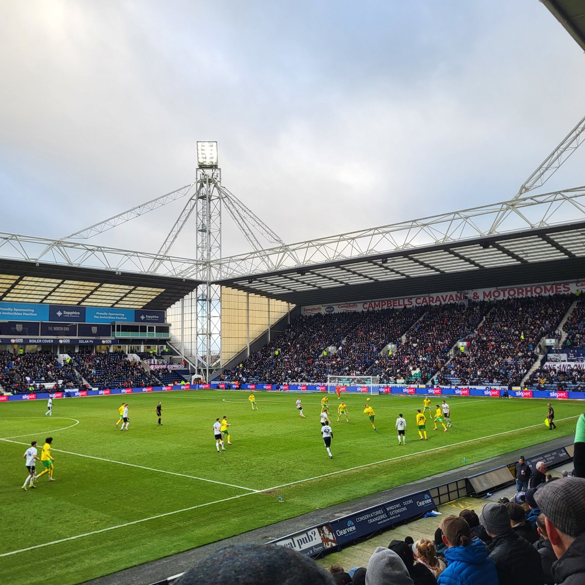 Negninorg's tweet image. Preston North End v Norwich City 1-1 #groundhopping #PNE