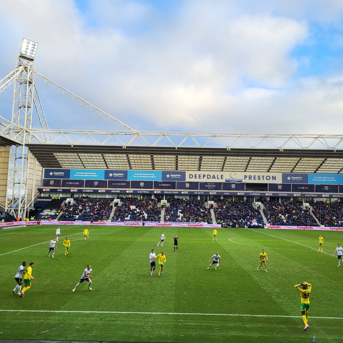 Negninorg's tweet image. Preston North End v Norwich City 1-1 #groundhopping #PNE