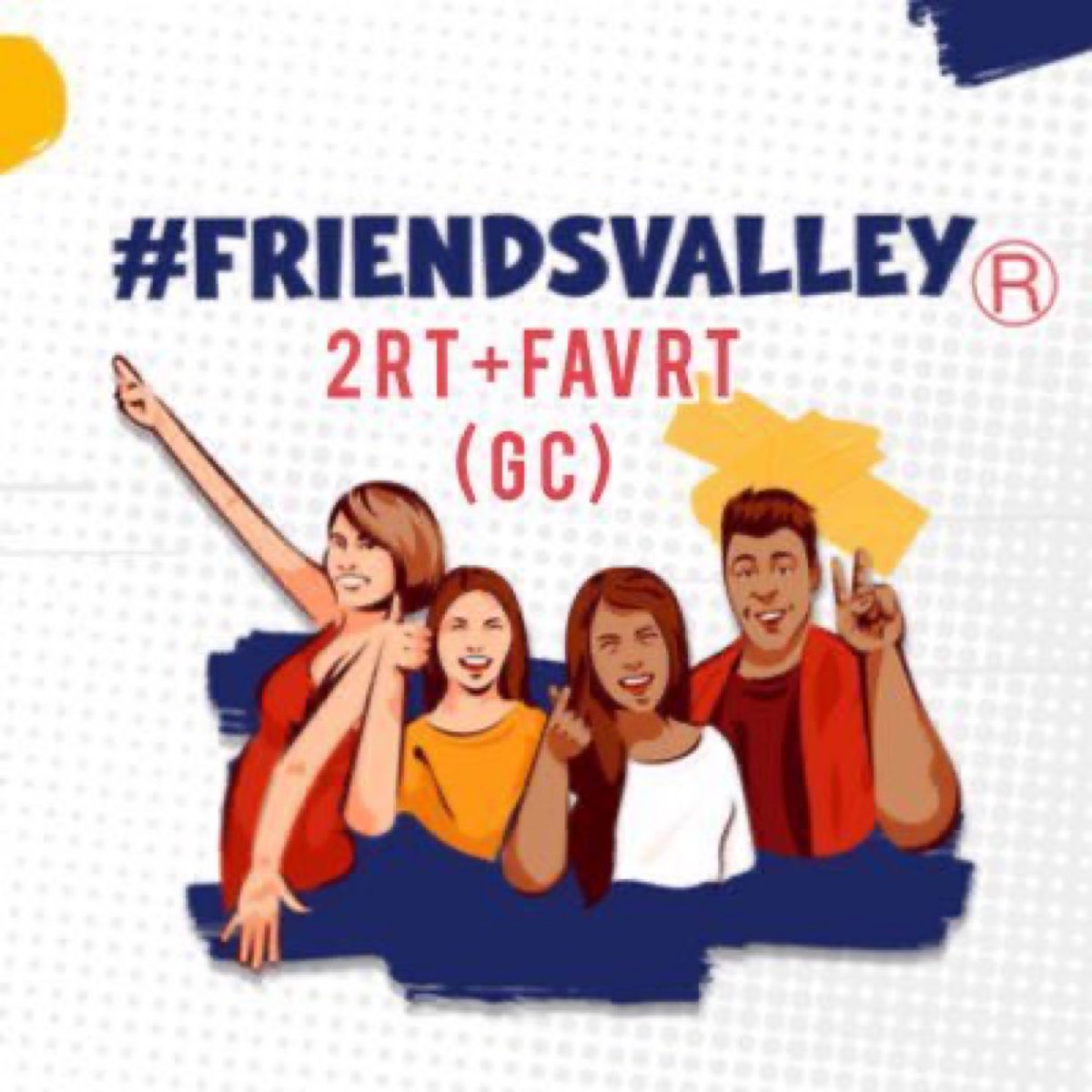 Friends_Valley1's tweet image. #𝐑𝐄𝐂𝐑𝐔𝐈𝐓𝐈𝐍𝐆 Tweet
#Favrt_With_2RT_Group | #𝐅𝐫𝐢𝐞𝐧𝐝𝐬𝐕𝐚𝐥𝐥𝐞𝐲Ⓡ PROMO
•2plugs per day
•Daily kicking/moving system
•50+ #RT and #Likes 
•Open DMs are mandatory
📢To Join: Retweet this Tweet
•Comment your handle below
•Follow the #TL_Account to be added