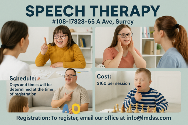 mailchi.mp/0a5f98d11106/s… Speech Therapy To register email info@lmdss.com