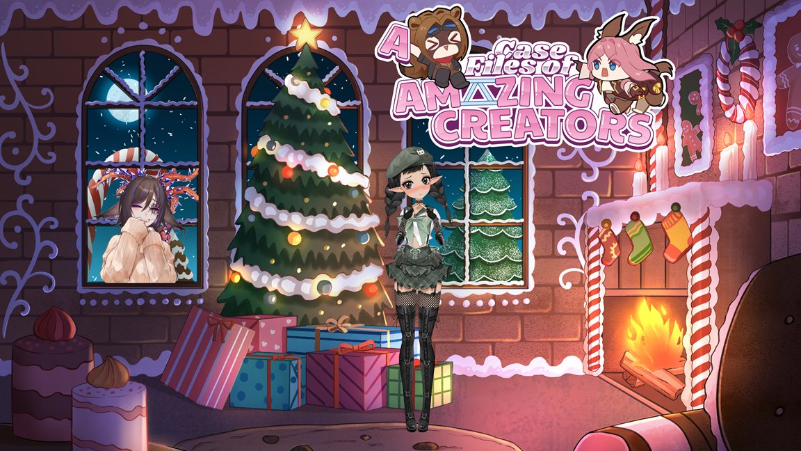 It's time for some Holiday Case Files of Amazing Creators! Who better than to bring aboard to want to know more about than a 'Deer' friend of mine and the most badass Christmas Elf around~ 

So come get to know <a href="/RevityRime/">Revity 🦌💎 Eldritch Vtuber</a> and <a href="/Nymphimaniac/">Nymphi Knife-Ears 🪖 ex-Christmas Elf V-Tuber</a> tonight as we interview these Amazing