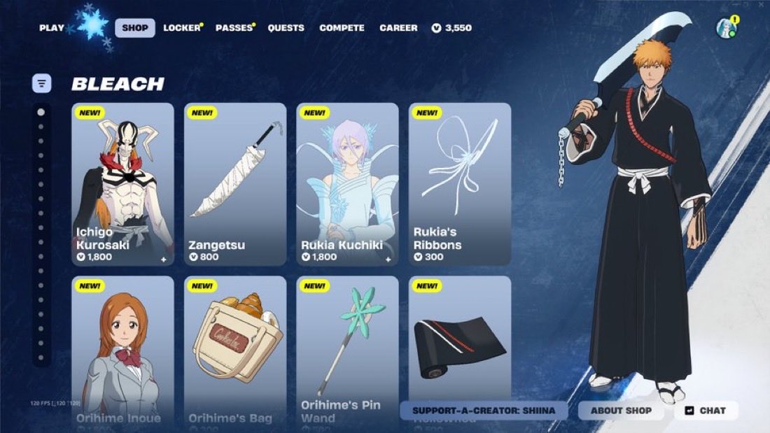 HxHf95's tweet photo. حزمة #بليتش توفرت الان ب 4000 فيبوكس 

#فورتنايت https://t.co/Q8VG1sJbkq