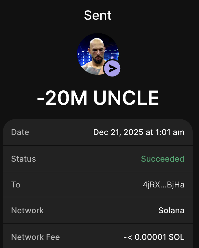 Sent 2% to Uncle <a href="/Cobratate/">Andrew Tate</a> 

Chase is irrelevent even if he won, the main highlight will be Tate

$Uncle Tate › $Daddy Chase

CA: 23ke1XVrHfj45zM4tBsTCRUPxPBZK6kjfhjso2Bjpump