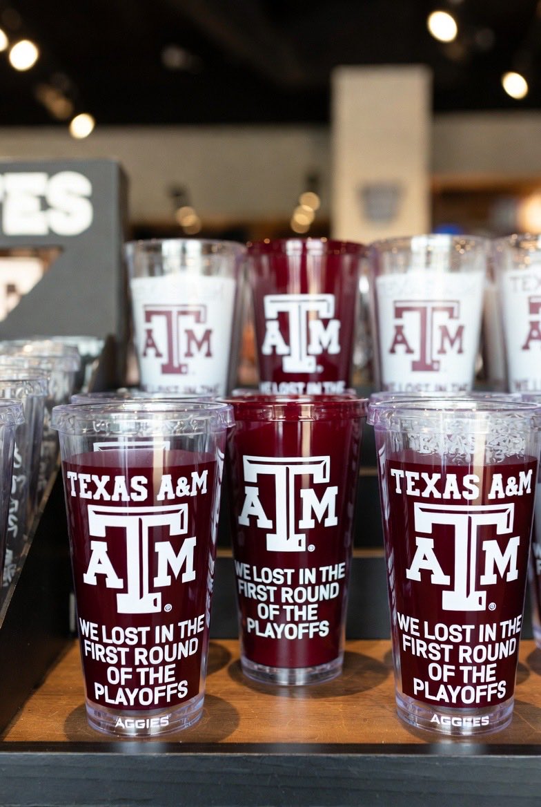 BreauxIdc's tweet photo. @AggieFootball Got the cups for yall already https://t.co/3cymnPv347