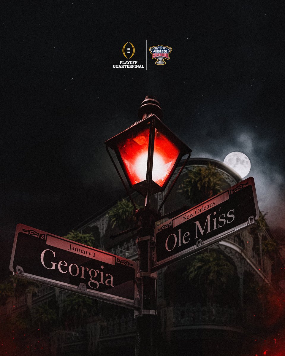 GeorgiaFootball's tweet image. The matchup is set 

#CFBPlayoff | #GoDawgs