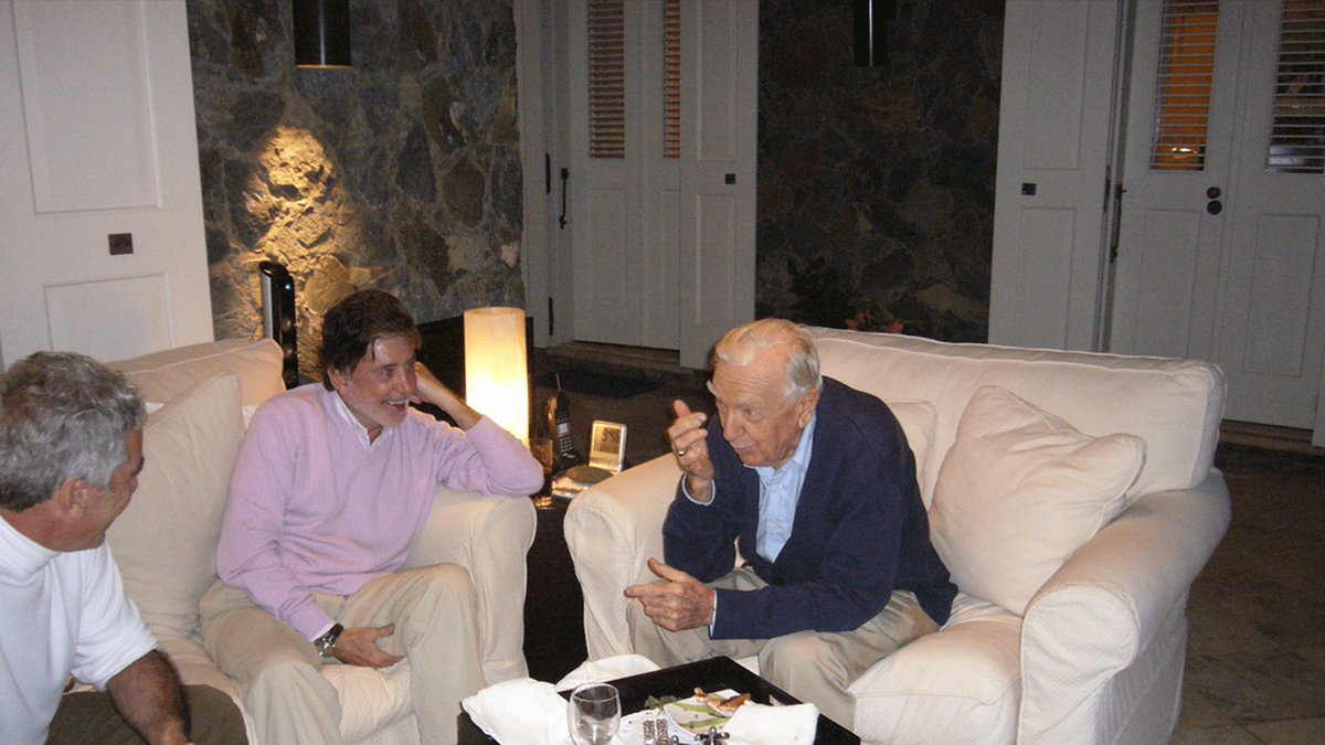 DigitalDaisyX's tweet image. Newly Released Photos Show Walter Cronkite Meeting Jeffrey Epstein 😳