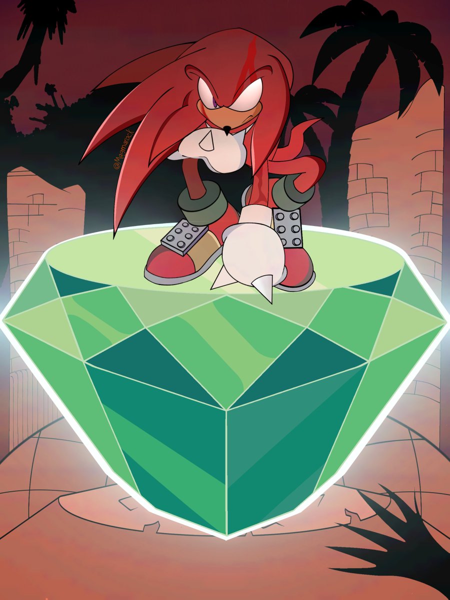 Magmarock64's tweet image. "YOU CAN'T RUN FROM M.E"  #glaghorsesimulator50billion #outcomememories #knucklestheechidna #SonicTheHedgehog