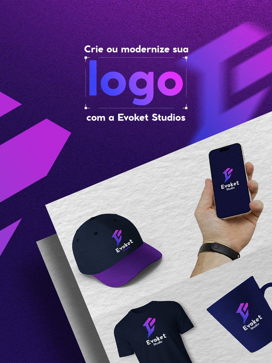Evoketstudio's tweet photo. 📷 Nossa logo não é só estética. É conceito, movimento e evolução.

Cada traço da Evoket foi pensado para comunicar futurismo, clareza e progresso.
Quer uma identidade com propósito? Fala com a Evoket.

#EvoketStudio #DesignDeMarca #CriaçãoDeLogo #Branding #IdentidadeVisual https://t.co/Ie4vj9fIbF