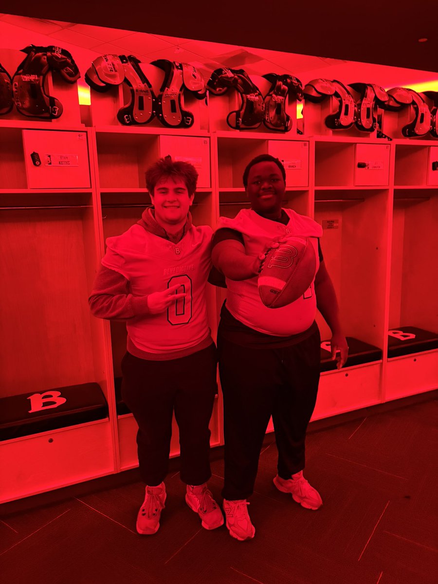 Had an amazing time visiting Benedictine University today <a href="/BenUFootball/">Benedictine Football</a>. Loved meeting the coaches <a href="/Coach_Schroeder/">Jim Schroeder</a> <a href="/CoachTyRich74/">Tyrone Richardson</a>, and a potential future teammate <a href="/Israel_Mukend20/">israel Lukoji</a>.